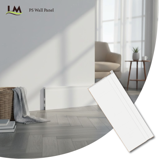 Let-at-skære PS dekorative vægbeklædninger Vandtæt fleksibel stoleskinnestøbning til gør-det-selv-forbedringsprojekter