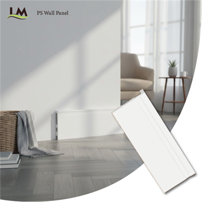 Let-at-skære PS dekorative vægbeklædninger Vandtæt fleksibel stoleskinnestøbning til gør-det-selv-forbedringsprojekter
