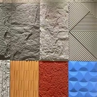 Letvægts PU stenvægpanel Kunststensbeklædning Indvendig udvendig dekorativ panel Nem installation