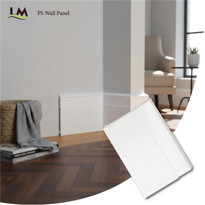 Minimalistisk design PS vægstøbning Trim Vandtæt fleksibel dekorativ fodliste til moderne boligstile
